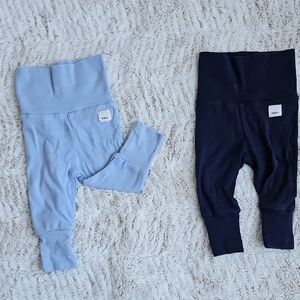 Baby Blue and Navy Leggings Set